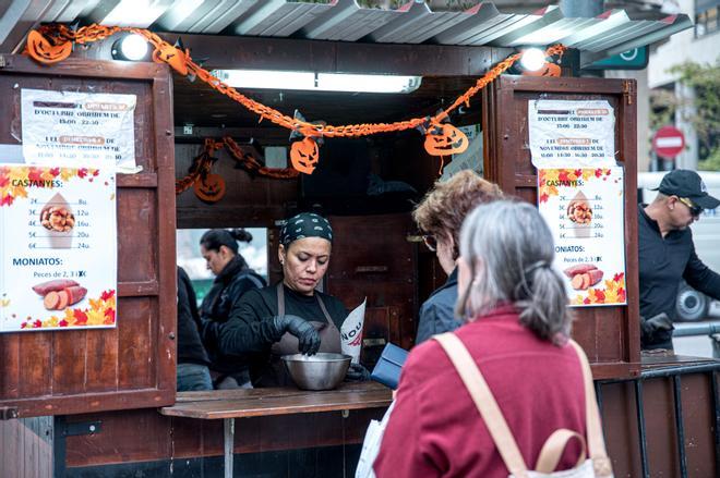 MAPA  Dónde comprar castañas y boniatos en Barcelona este otoño: todos los puestos