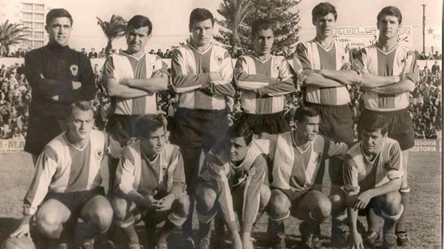 Once en La Viña en la 65/66, año del ascenso a Primera.