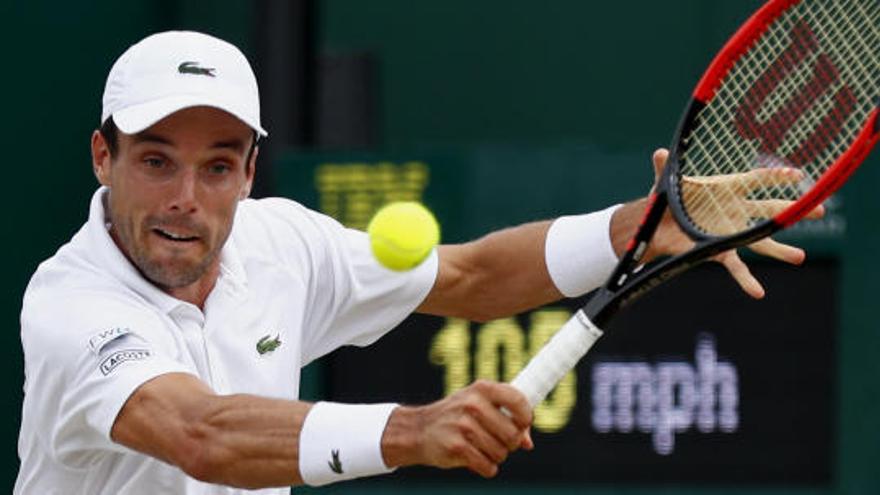 Roberto Bautista, en su partido ante Marin Cilic