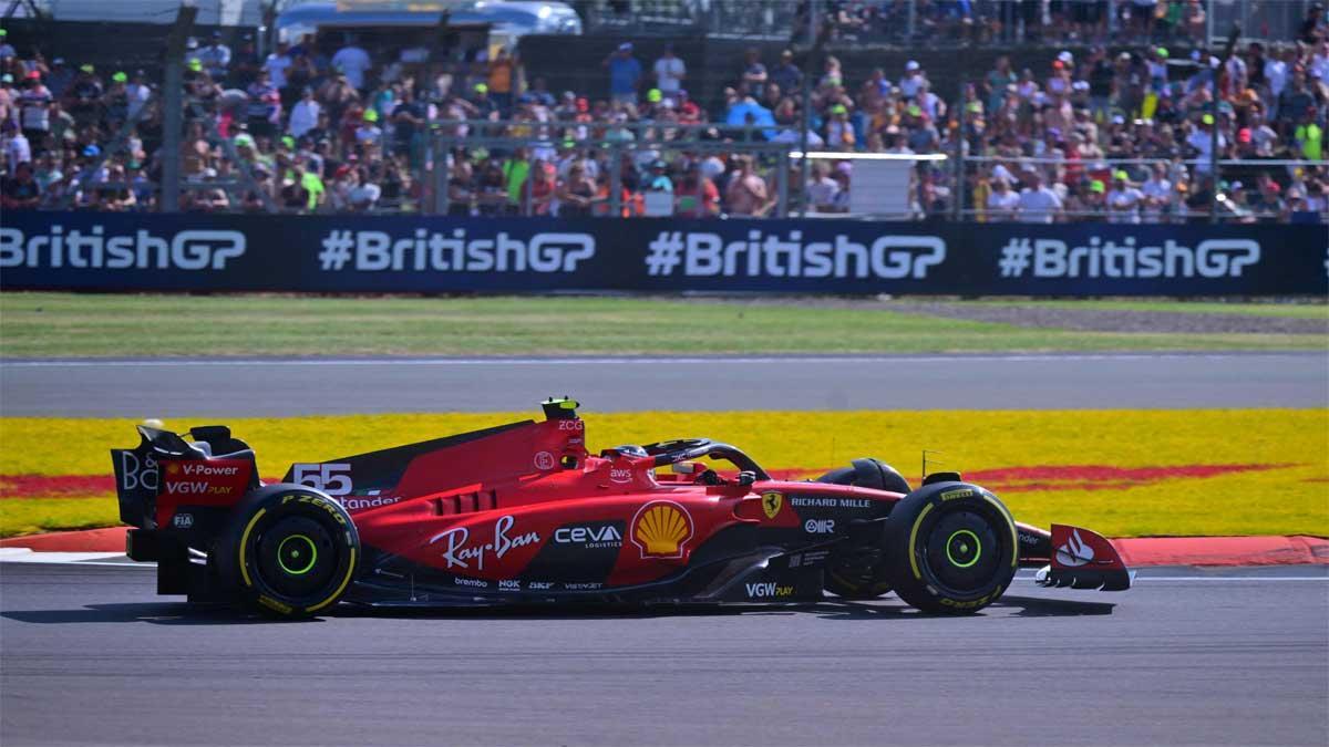 Carlos Sainz saldrá quinto en la parrilla de Silverstone este domingo