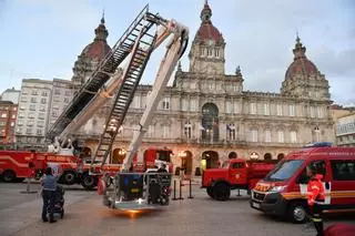 Los Bomberos de A Coruña desfilarán este domingo por las calles de la ciudad para celebrar su patrón: "Saúdanos ao pasar"