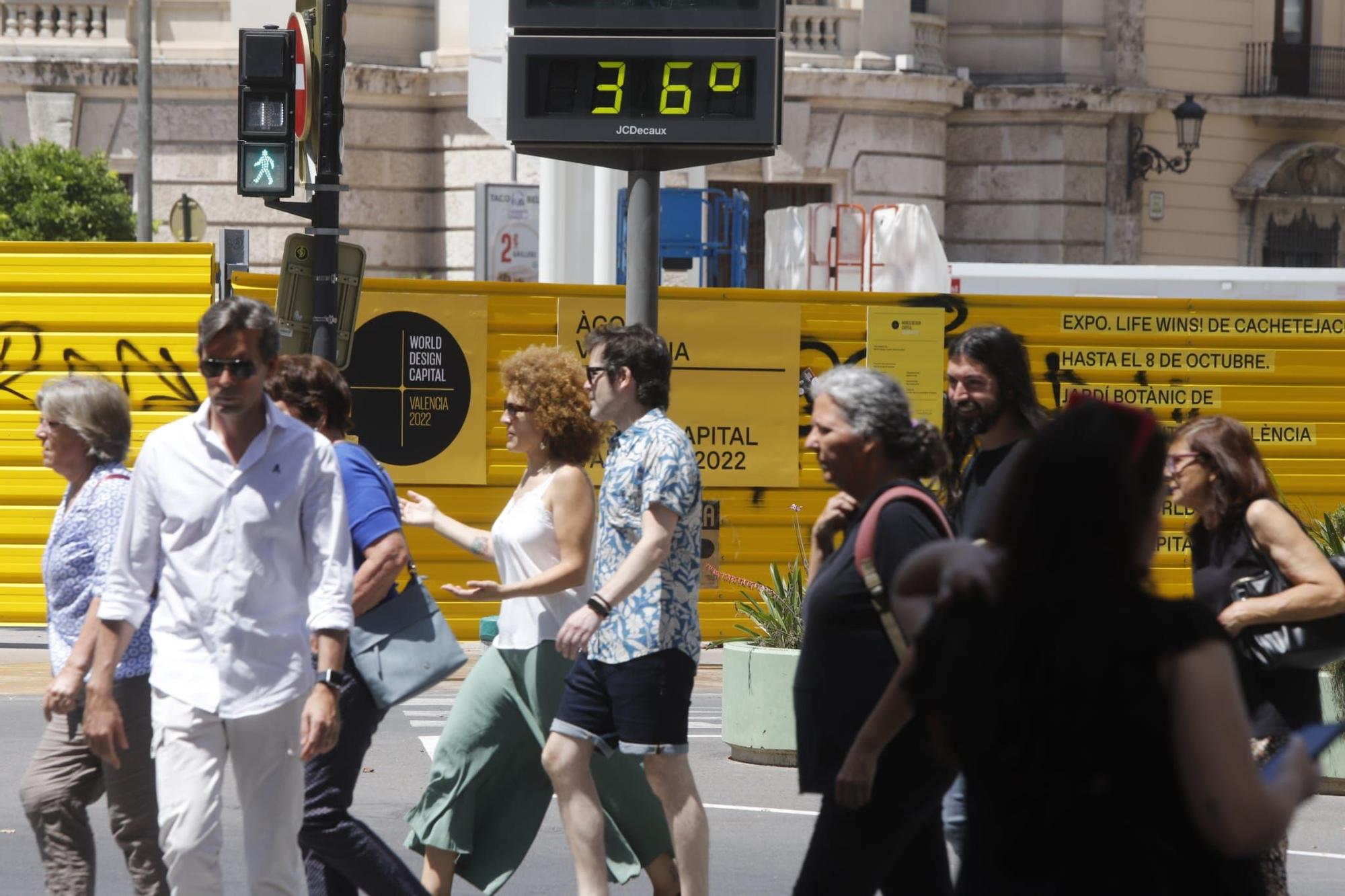 Fin de semana con riesgo de temperaturas por encima de los 36 grados