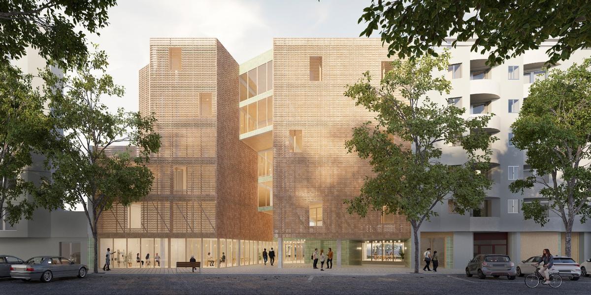Una imagen del proyecto del centro multiservicios de Pere Garau.