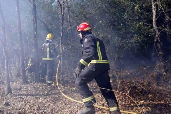 Imágenes del incendio en la Ribagorza