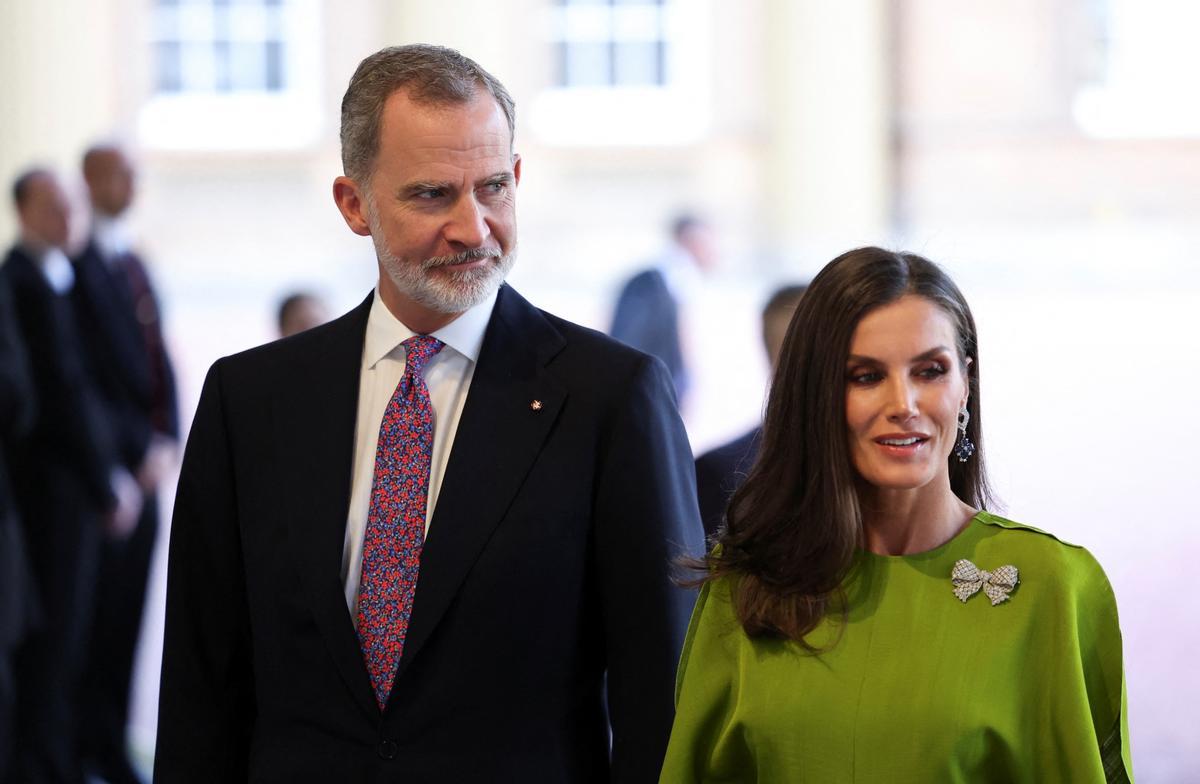 El rey Felipe VI y la reina Letizia de España