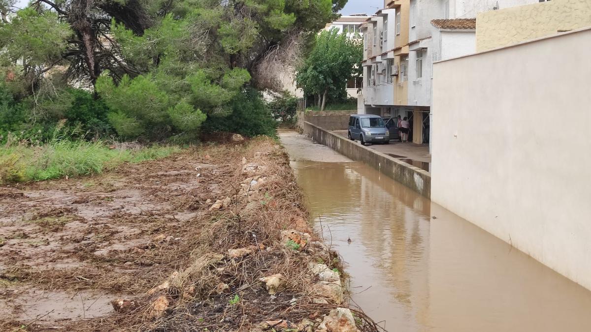 Imágenes de torrentes de Mallorca tras las lluvias de este domingo