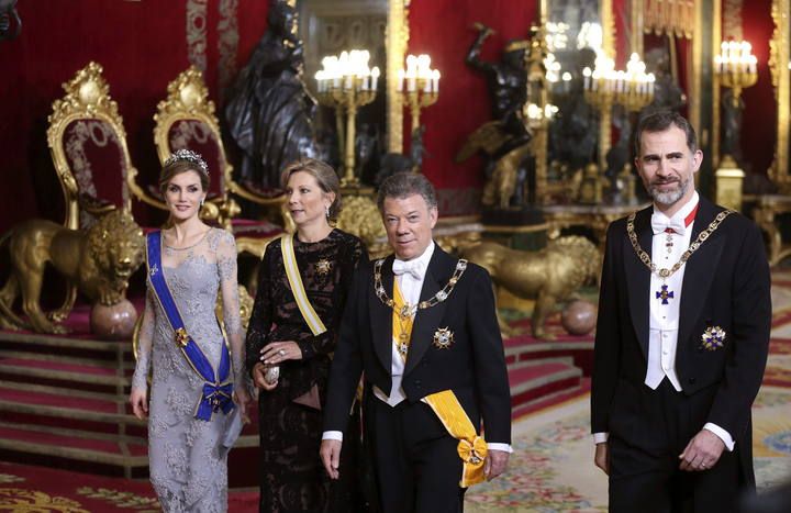 Cena de gala en el Palacio Real