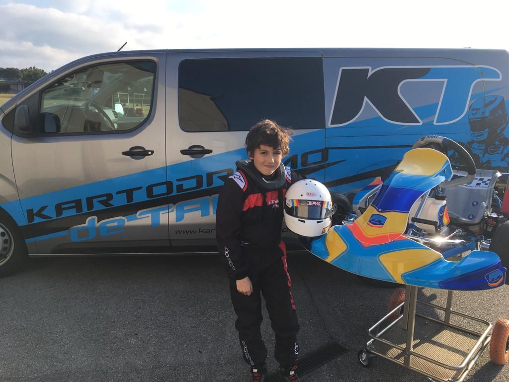 EN IMÁGENES: Alejandro Méndez, gran promesa tapiega del karting