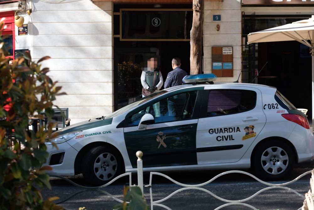 Redada antidroga en la avenida Doctor Gadea de Alicante