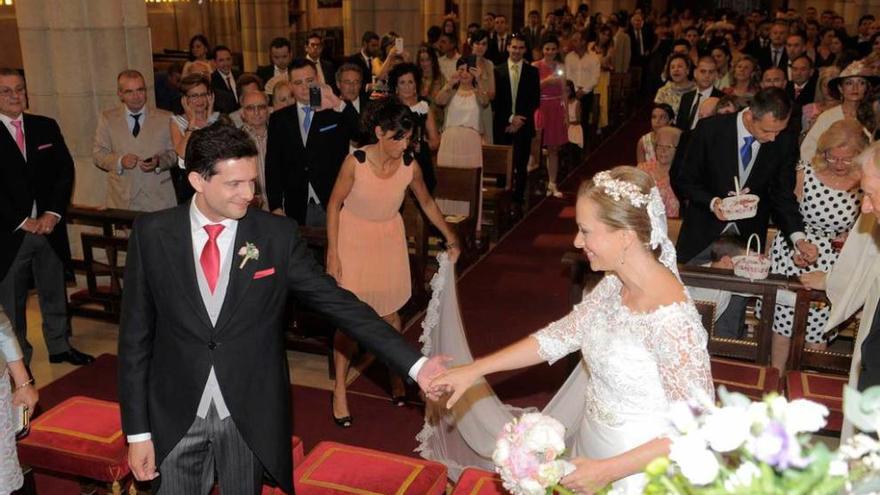 Beatriz Samaniego y Javier Martín, boda en San Pedro