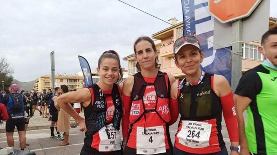 Irati Matas y el club Trideporte, segundas en el Balear de Trail