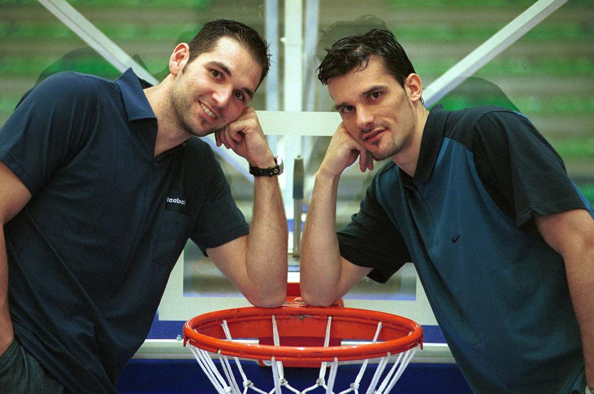 Víctor Luengo y Nacho Rodilla, en su etapa como capitanes del Valencia Basket