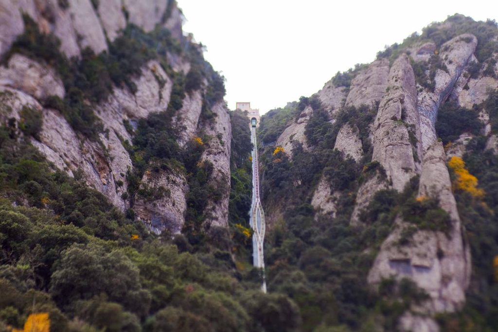 Funicular en Montserrat.