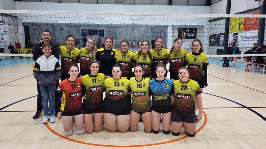 Doblete triunfal del senior y el juvenil de voleibol del Real de Gandia CF