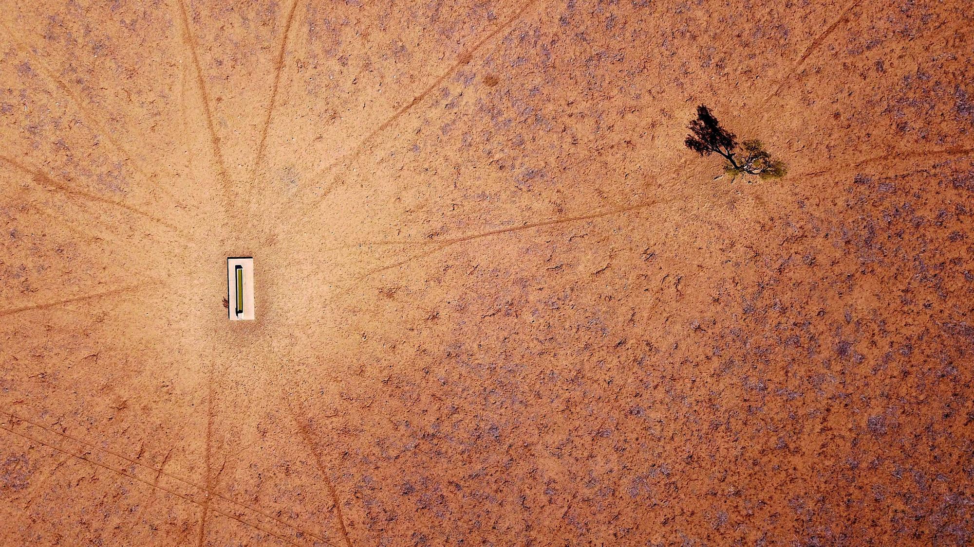 A lone tree stands near a water trough in a drought-effected paddock located on the outskirts of Walgett, in New South Wales, Australia, July 20, 2018. REUTERS/David Gray/File Photo/File Photo