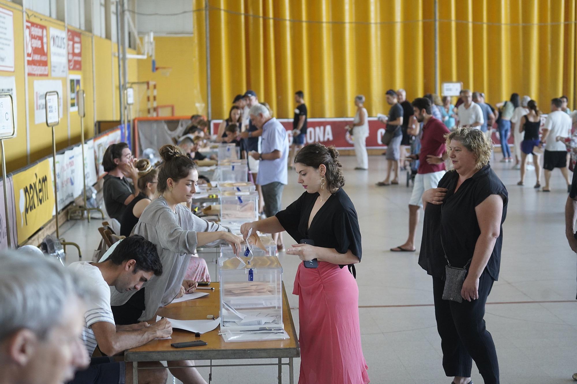 Votacions a les eleccions generals del 23J a la ciutat de Girona