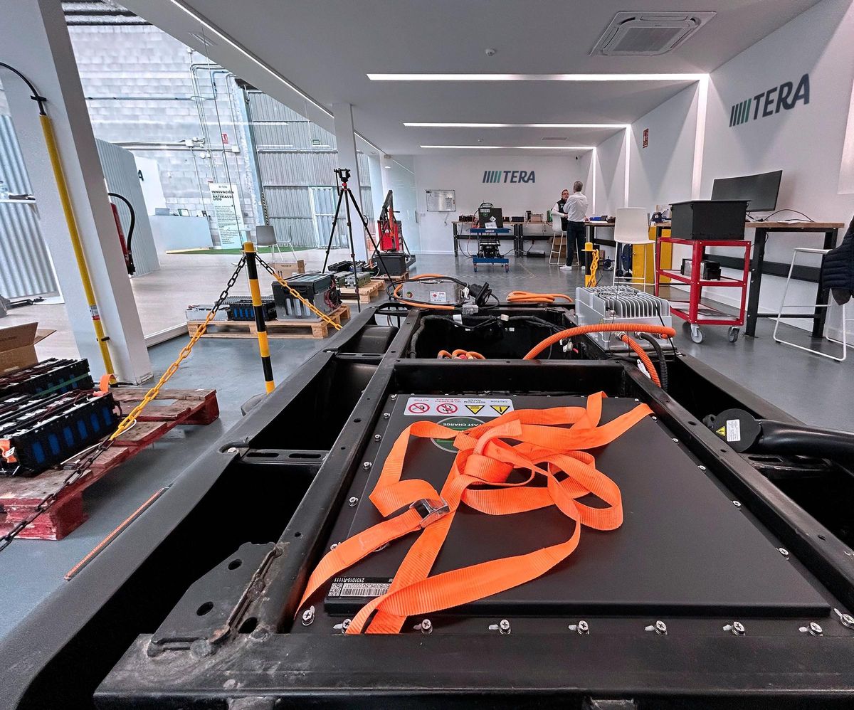 Sala blanca de las instalaciones de Tera Batteries en Alicante.