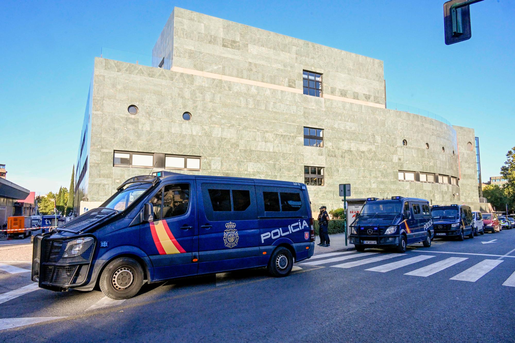 Seguridad en Granada con motivo de la reunión de la comunidad Política Europea