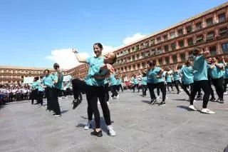 Un 'flashmob' en La Corredera para celebrar el Día Mundial de la Danza