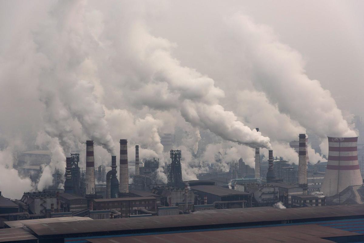 Contaminación en una central china