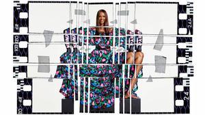 Iman, ambaixadora de la campanya publicitària de Kenzo i H&M.