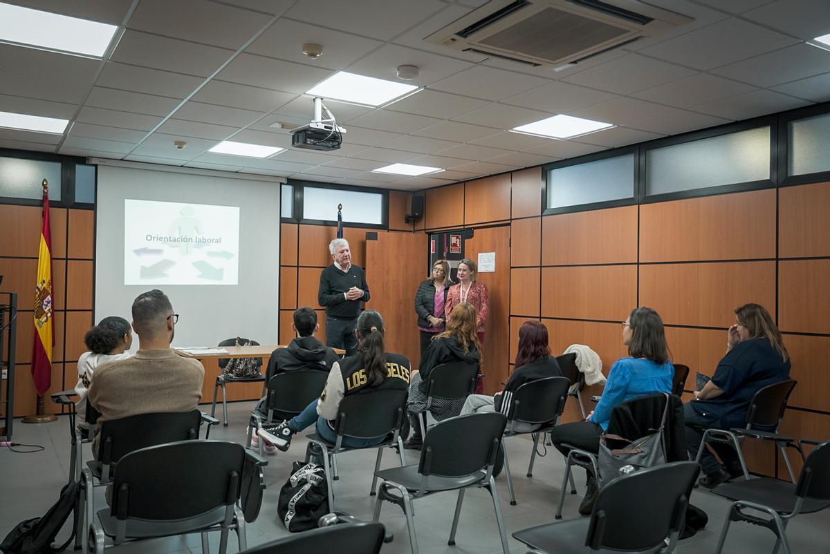 Pedro Quevedo,  en el Centro de Emprendedores.