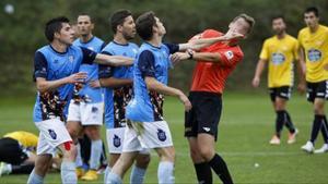 La agresión durante el partido