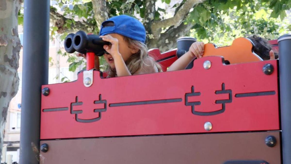 Uno de los parques infantiles de la ciudad en los que actuará el Concello de Vigo.