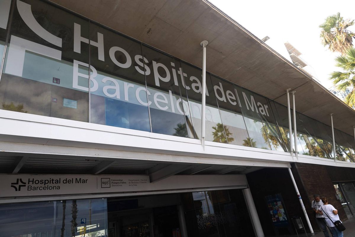 Fachada del Hospital de Mar, en Barcelona Fachada del Hospital de Mar, en Barcelona