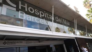 Fachada del Hospital de Mar, en Barcelona