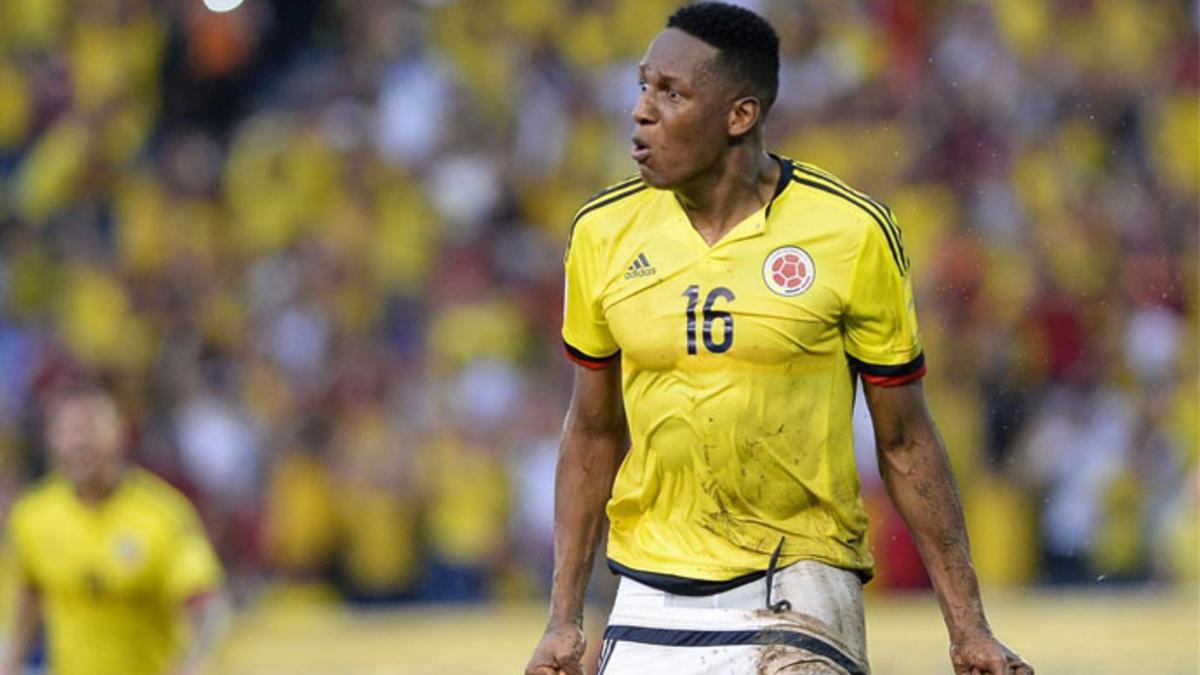 Yerri Mina, jugador del Palmeiras