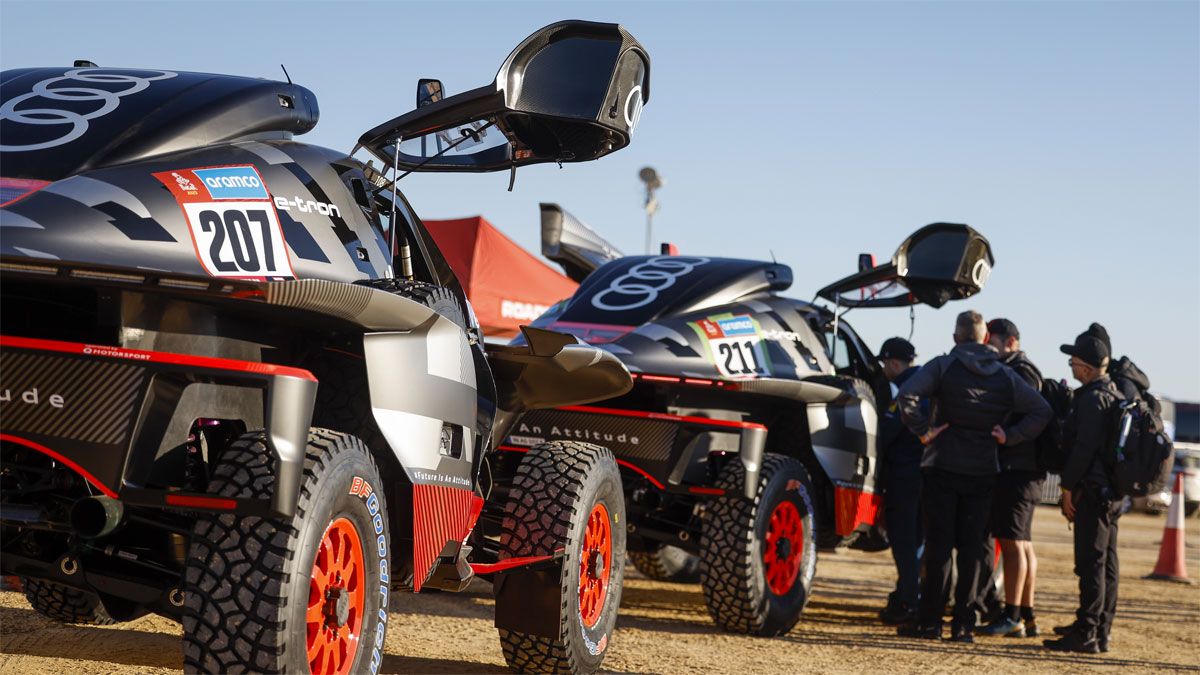 Audi aspira a todo en el Dakar con el nuevo RS Q e-tron E2