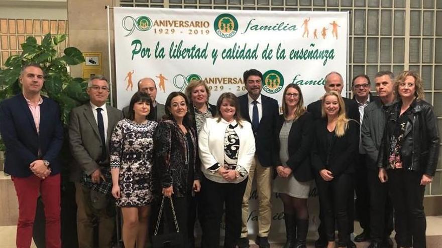 La enseñanza concertada elige Alicante para conmemorar su 90 aniversario