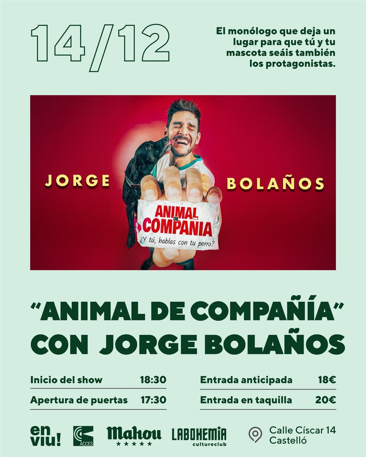 Animal de compañía — Jorge Bolaños