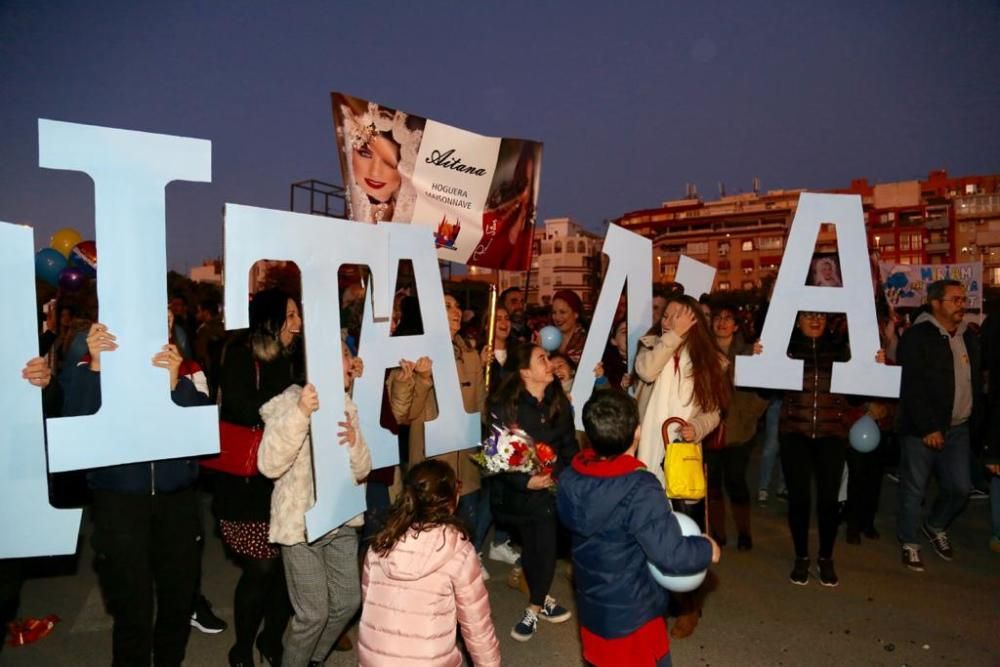 Las candidatas llegan a Alicante después de haber promocionado las Hogueras en Fitur.