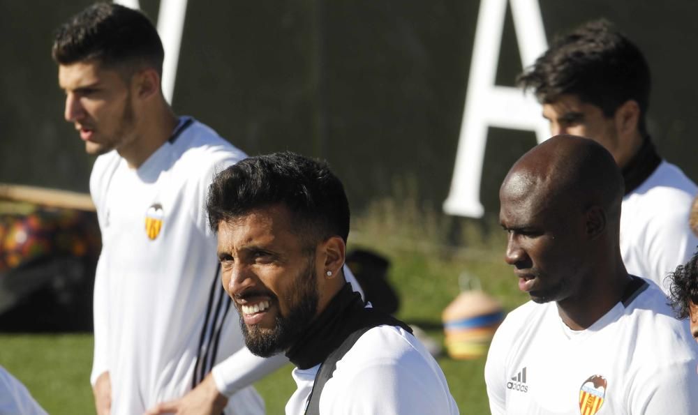 Las mejores imágenes del entrenamiento del Valencia CF