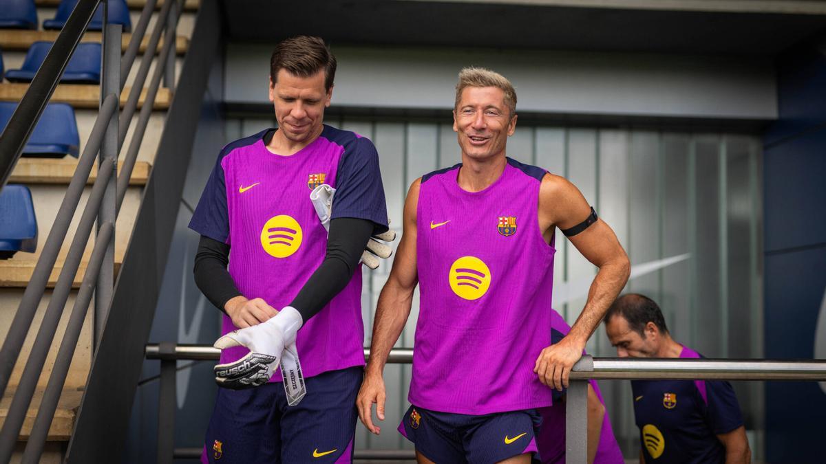 Szczesny aplaude las paradas de Joan Garcia