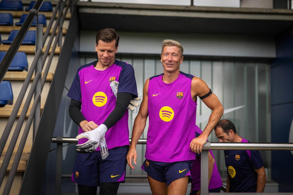 Tek habló sobre el estado físico de Lewandowski