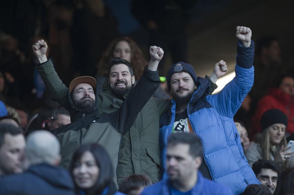 La afición del Dépor se lo pasó en grande