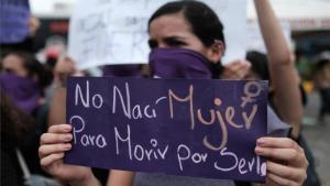 Protestas de mujeres en latinoamérica.