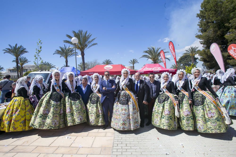 Hogueras en la Universidad de Alicante