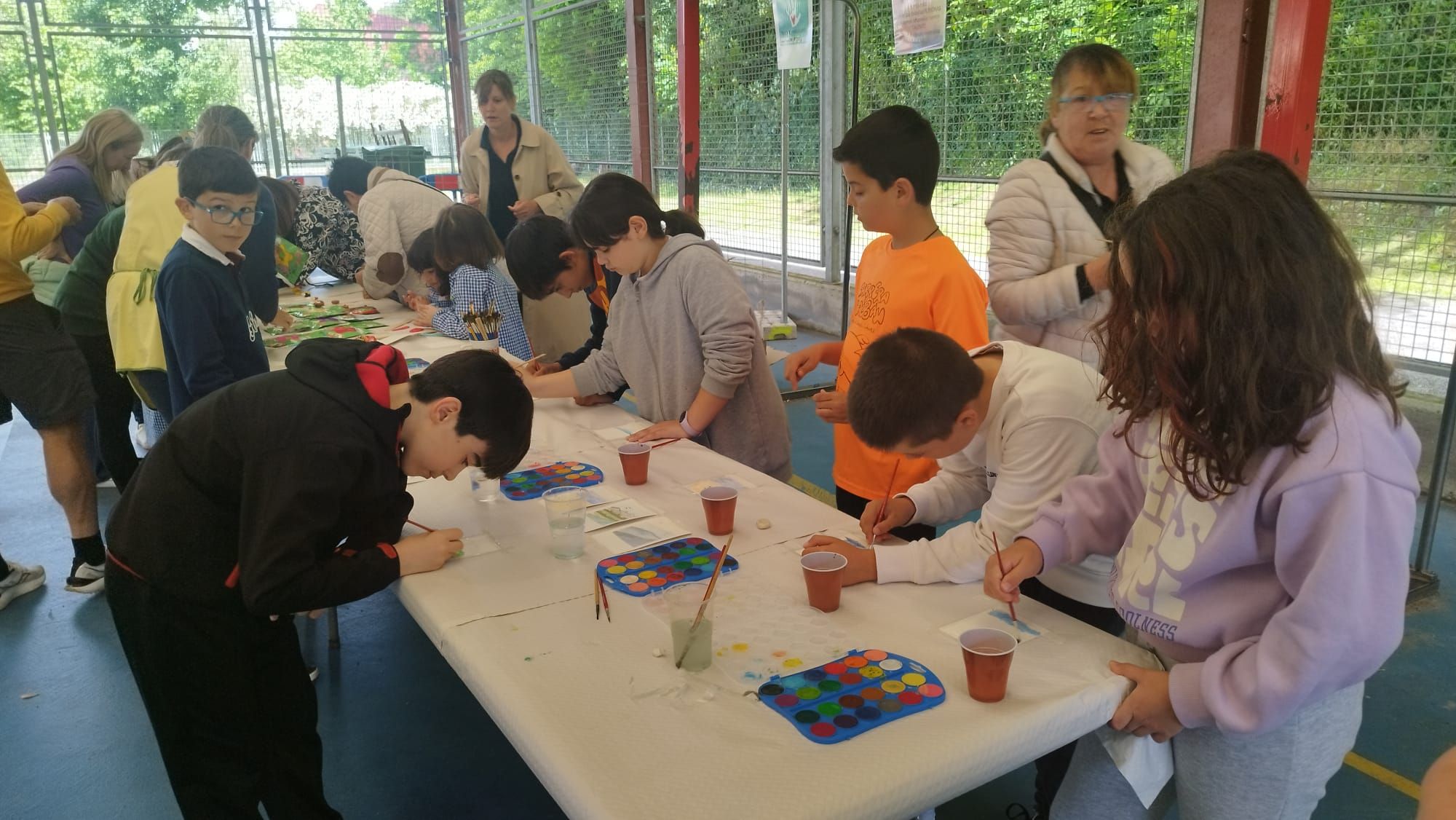 Feria del Arte en el Colegio Reconquista de Cangas de Onís