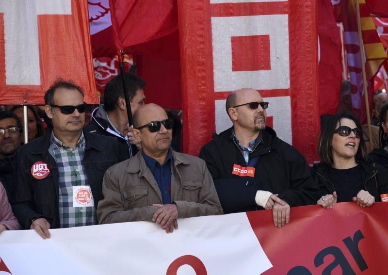 Fotod de la manifestación 1 de mayo- Día del trabajador