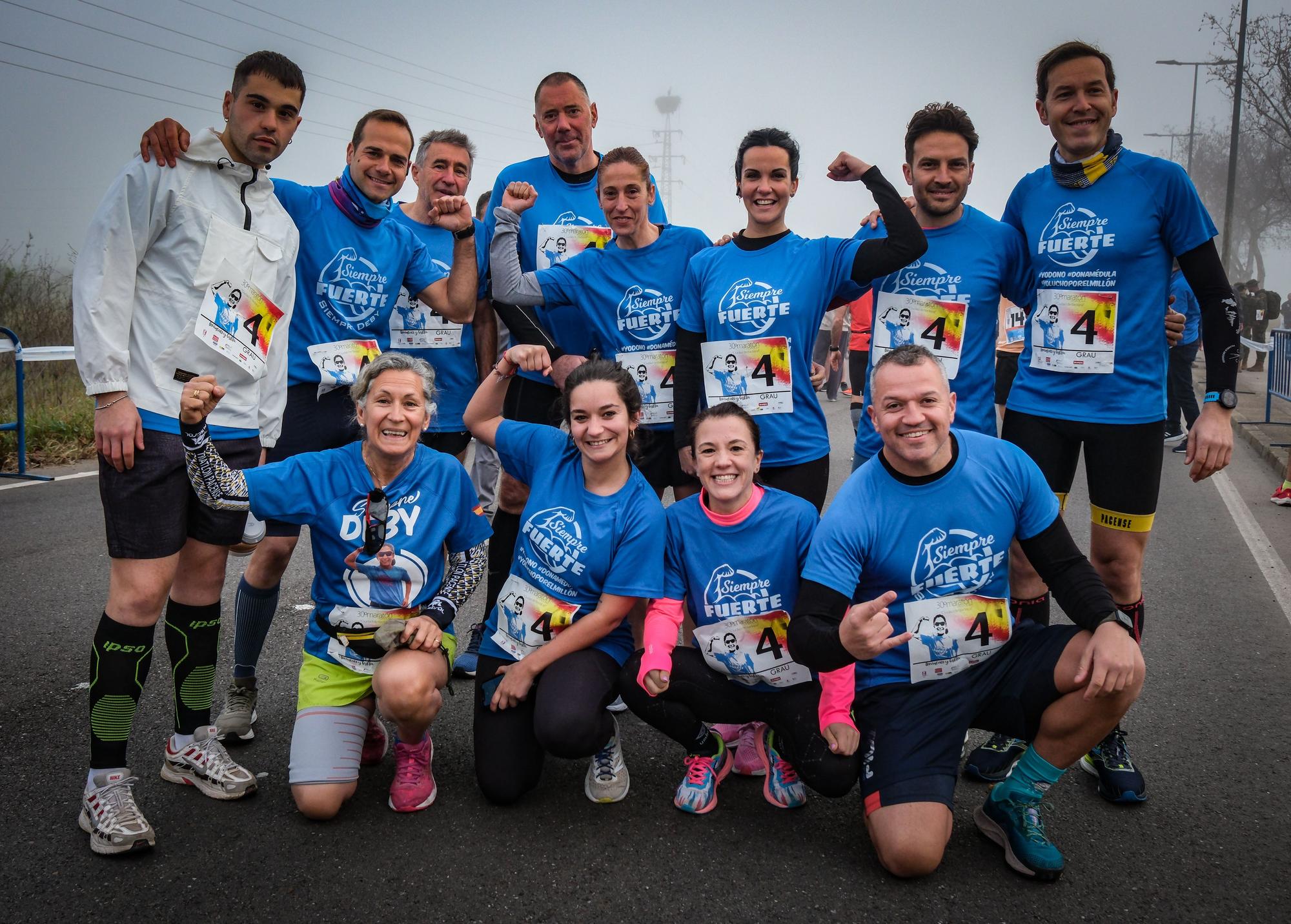 30 Maratón y 8 Medio Maratón Popular Ciudad de Badajoz en imágenes