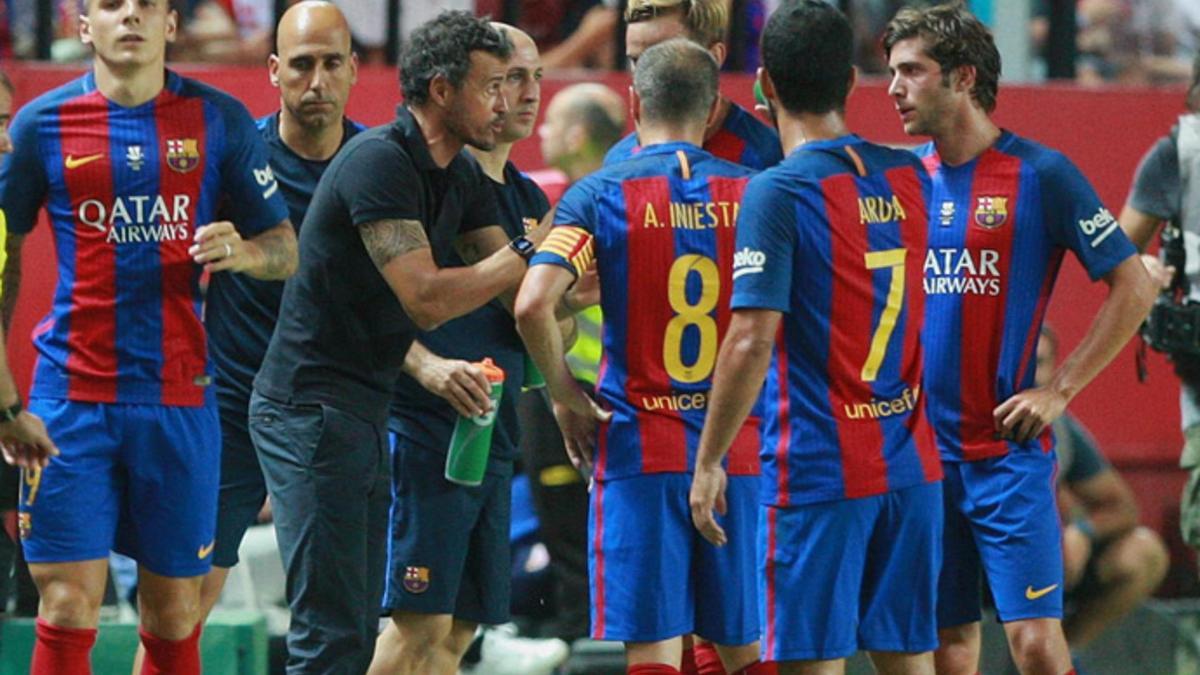 Luis Enrique está obteniendo los mejores números como entrenador del FC Barcelona. En San Mamés puede alcanzar la victoria número 100