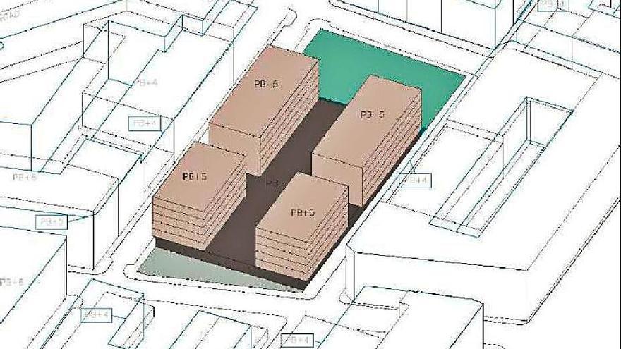 El diseño de cómo quedará la zona urbanizada. | FUSTER