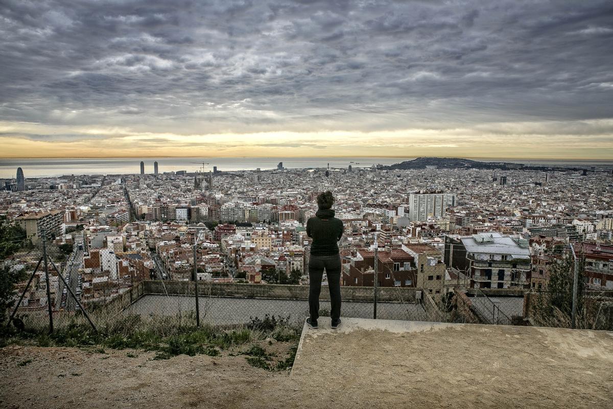 Barcelona vista desde el Turó de la Rovira.