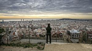 Barcelona vista desde el Turó de la Rovira.