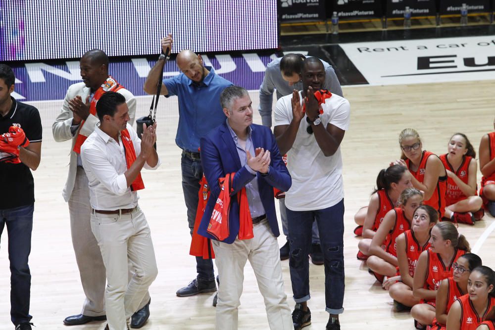 Todas las imágenes de la emotiva presentación del Valencia Basket 2016/17