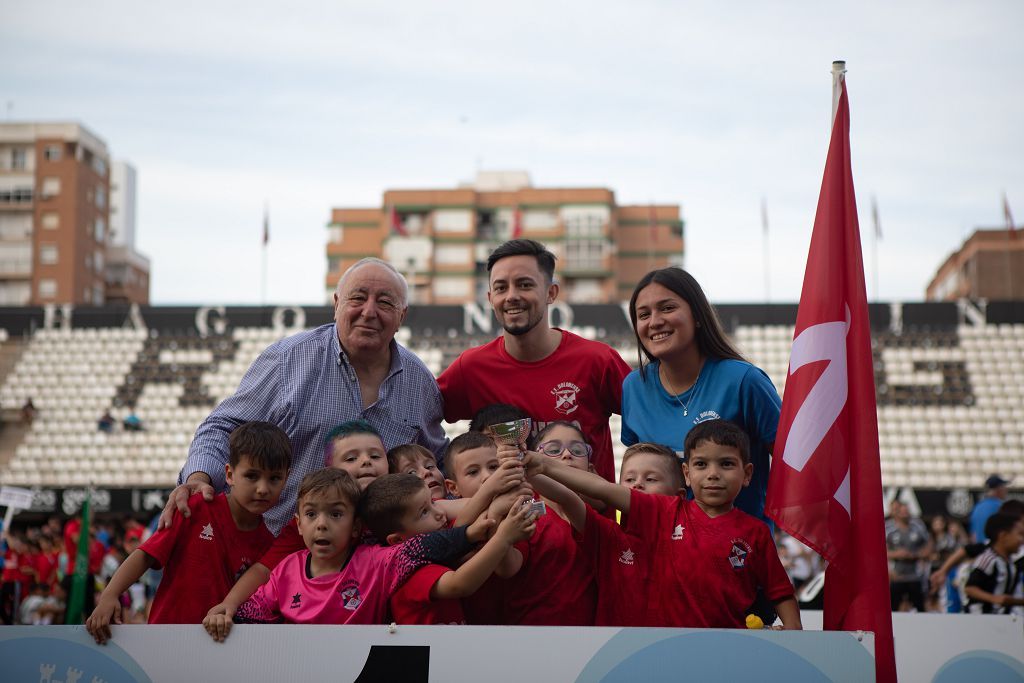 Clausura de la liga coal de fútbol en Cartagena